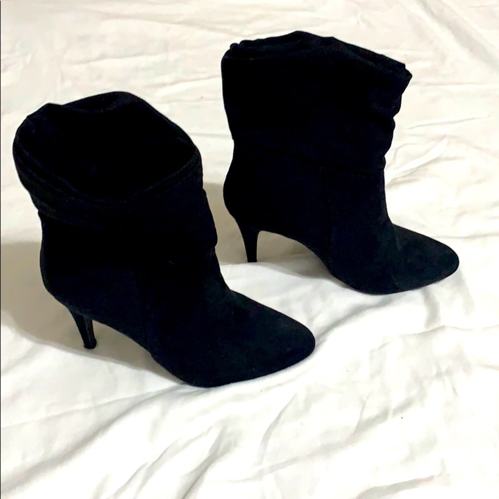 Candies Black Ankle Booties